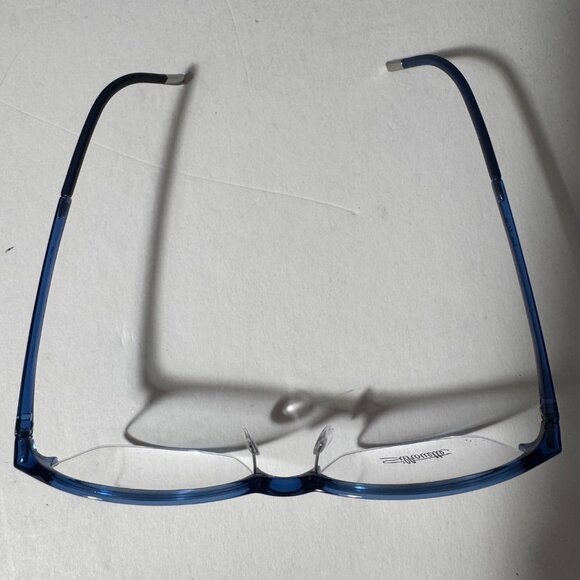 Silhouette SPX 1586 51-16 Womens Blue Half-Rim Eyeglasses Lightweight Frame - Picture 10 of 12